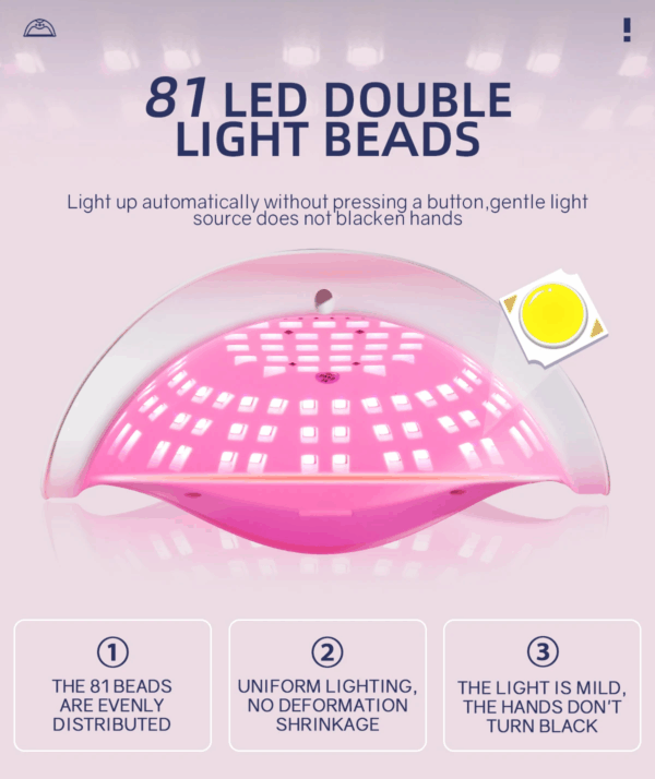 Sun X26 MAX UV/LED Nail Lamp - Image 3